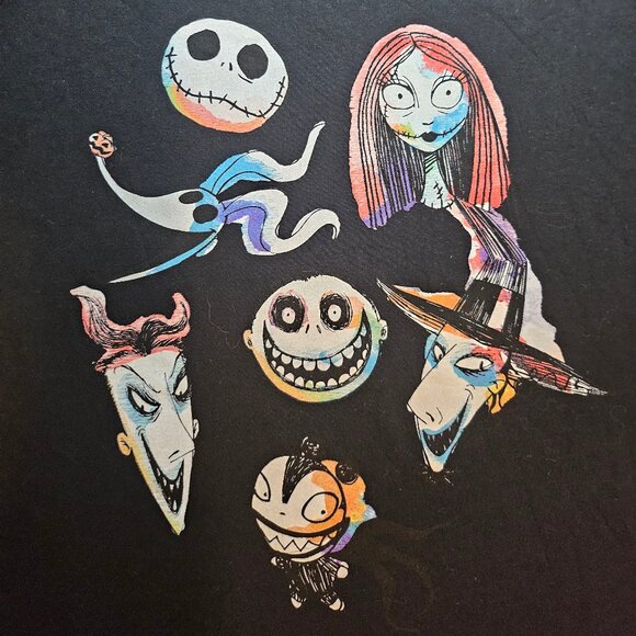 Disney The Nightmare Before Christmas Women's Graphic T-Shirt - Size XL - Picture 4 of 5